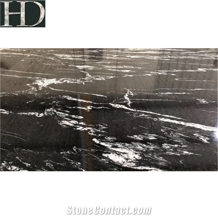 Royal Black Granite Slabs And Tiles