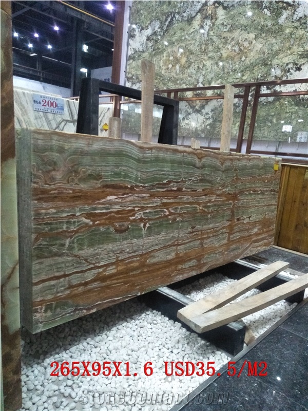Ancient Green Wooden Onyx Baluchistan Onice Verde Pakistano