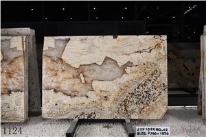 Brazil Pandora Granite White Slab Tile In China Stone Market