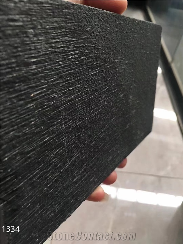 Magic Black Marble Slabs Floor Tiles