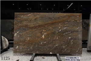 Phoenix Gold Granite Thera Slab Tile In China Stone Market