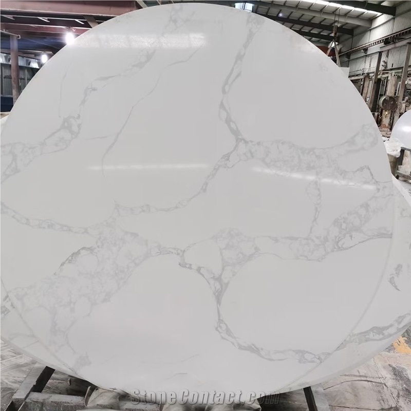 5047 River Thrill Quartz Stone Slab For Dining Table