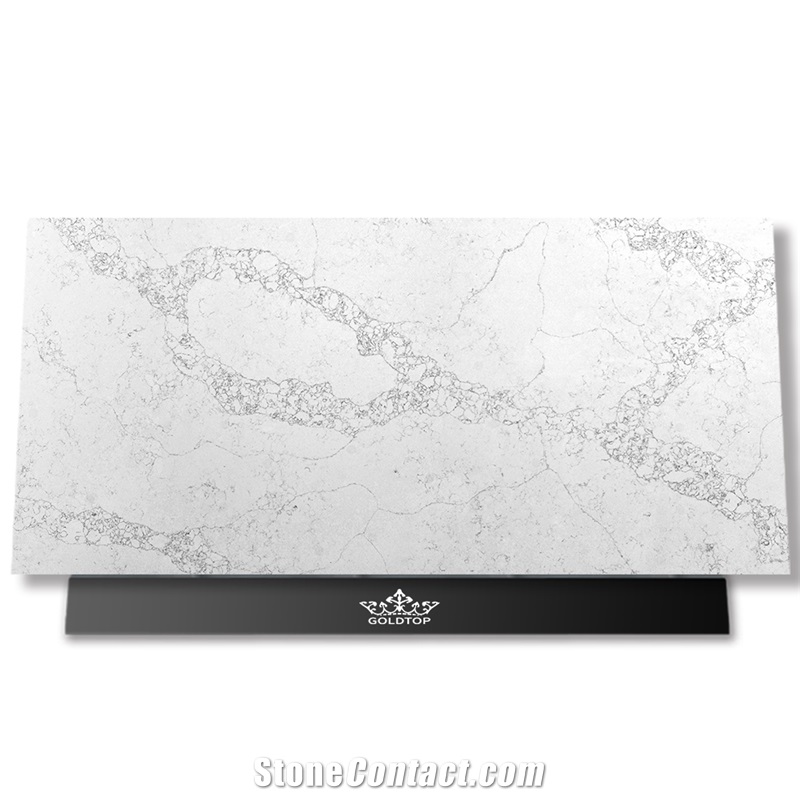 Artificial Moon White Quartz Slab & Tile