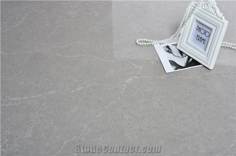 Artificial Quartz Grey Quartz Slabs Jazz Quartz Ston