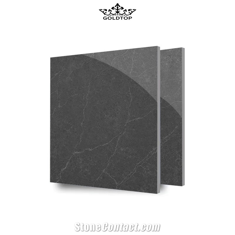 Artificial Stone Grey Quart Stone Slab Modern Jazz Slabs