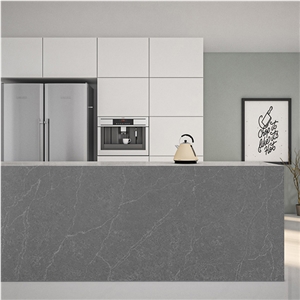 Artificial Stone Grey Quart Stone Slab Modern Jazz Slabs