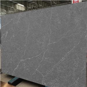 Artificial Stone Grey Quart Stone Slab Modern Jazz Slabs