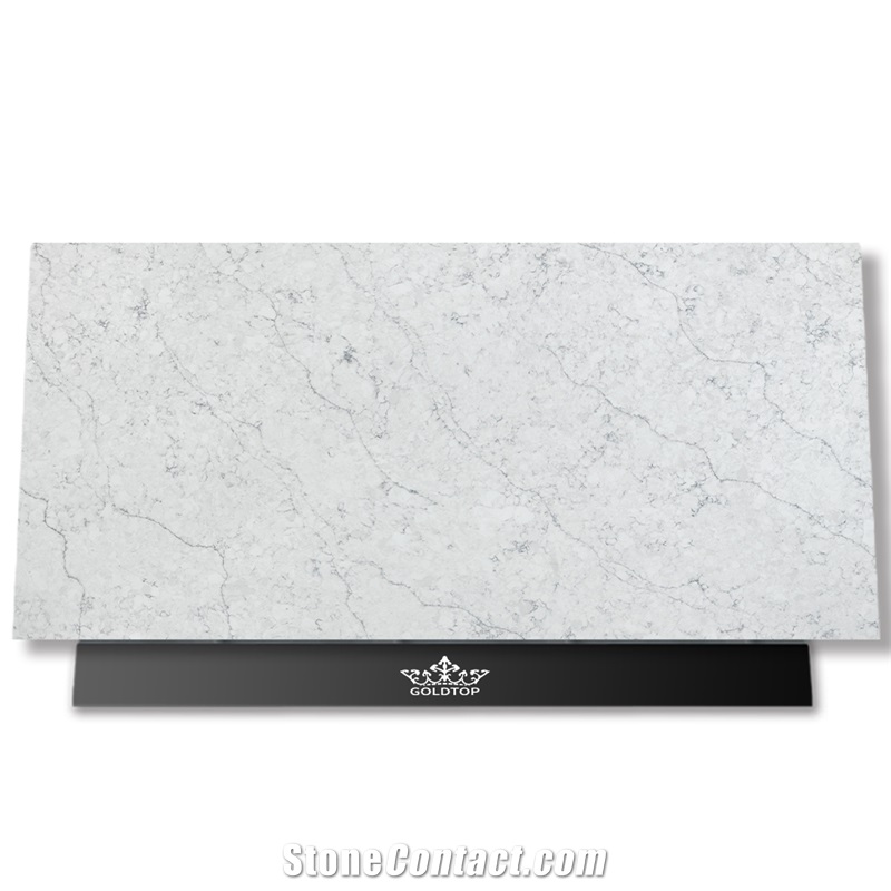 Beauty Quartz White Destiny Slabs Artificial Quartz