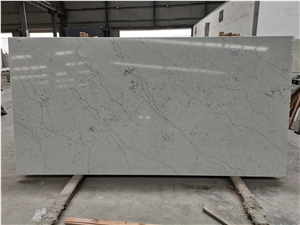 Beauty Quartz White Destiny Slabs Artificial Quartz