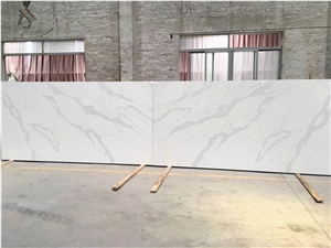 Beige Quartz Ocean Wave Artificial Quartz Slabs