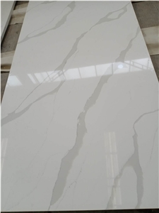 Beige Quartz Ocean Wave Artificial Quartz Slabs
