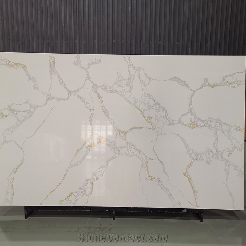 Bookmatch 5058 Calacatta Ocean Artificial Quartz Stone
