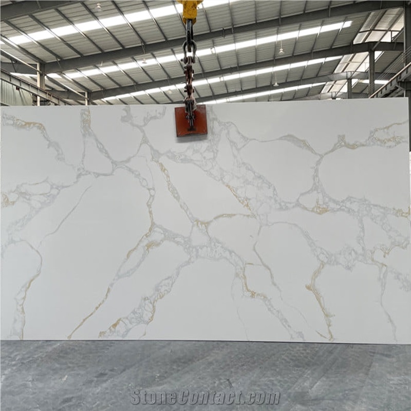 Bookmatch 5058 Calacatta Ocean Artificial Quartz Stone