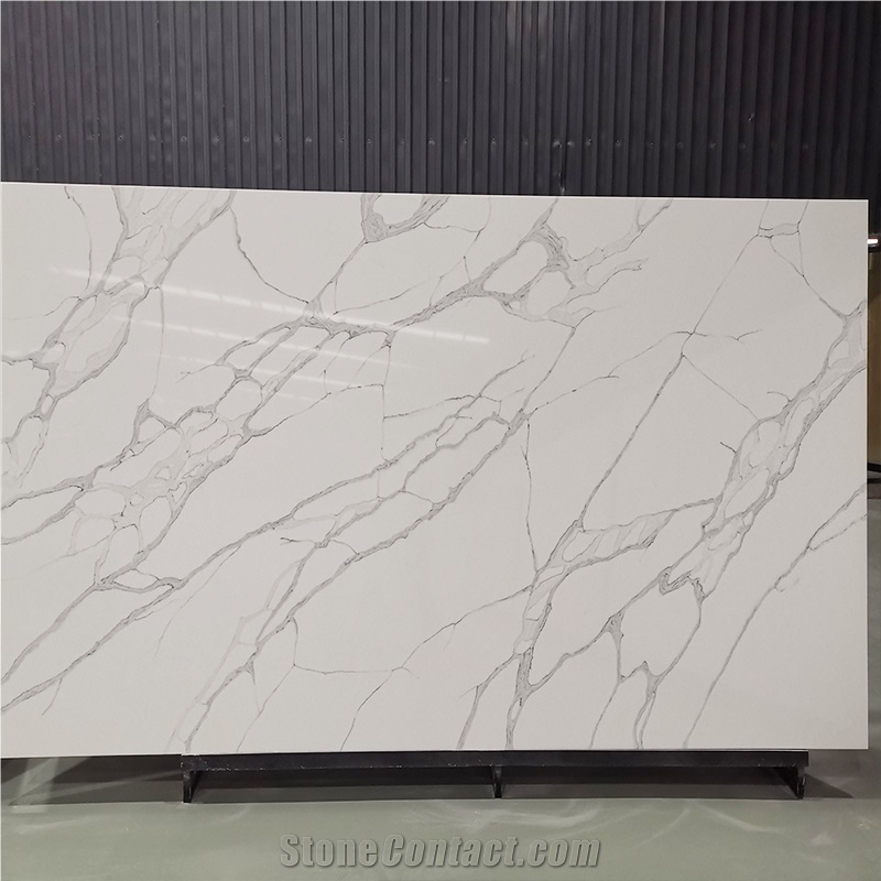 Bookmatch 5062 Victoria Artificial Quartz Stone Countertop