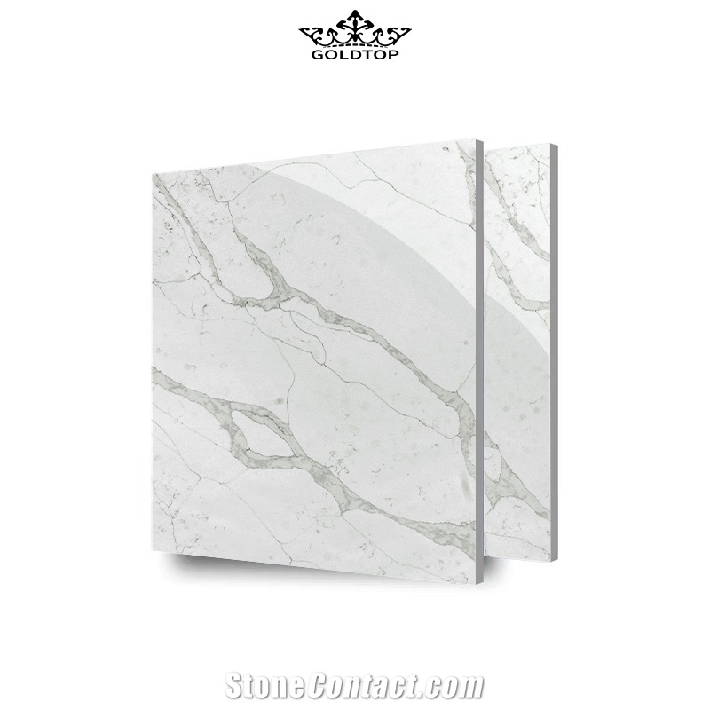 Clacatta 5063 Verona Artificial Quartz Stone Slab Tiles