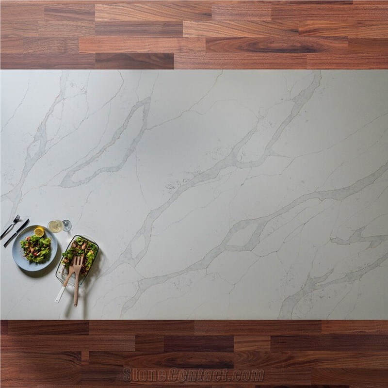 Clacatta 5063 Verona Artificial Quartz Stone Slab Tiles