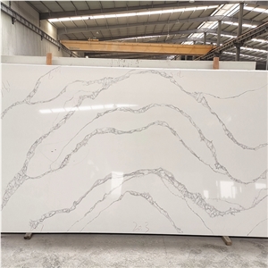 Grey Veins Calacatta 5045 River Valley Artificial Quartz