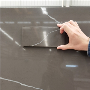 Hot Sale Artificial Quartz Polished Black Stone