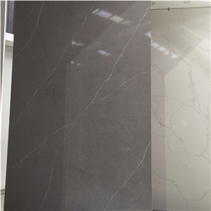 Hot Sale Artificial Quartz Polished Black Stone