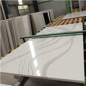 Hot Sale Artificial Stone Polished Quartz Calacatta White Hot Sale Artificial Stone Polished Quartz Calacatta White