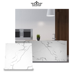 Literature And Art Polished Artificial Countertops Kitchen