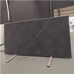 Man Made Stone Artificial Grey Quartz Slab
