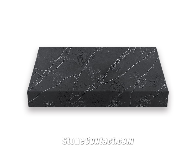 Man Made Stone Artificial Grey Quartz Slab
