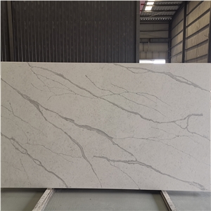 Polished Artificial Quartz Slab For Home Decoration