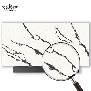 Price Calacatta Prada Artificial Quartz Stone Black Veins Price Calacatta Prada Artificial Quartz Stone Black Veins