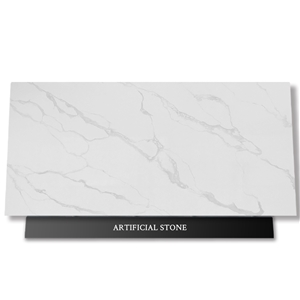 White Calacatta Artificial Quartz For Wall Floor Design