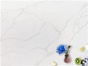 White Green  Artificial Quartz Stone Slabs