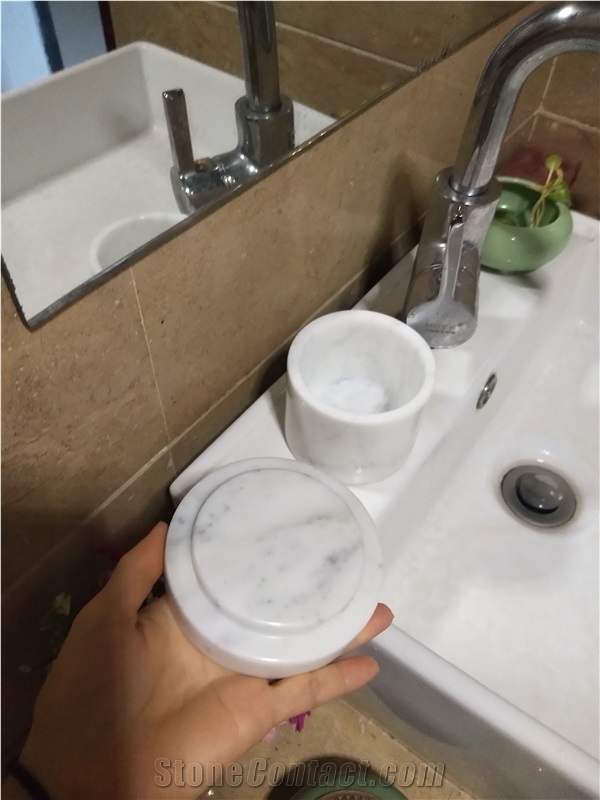 Goldtop Stone OEM/ODM Marble Bath Salt Box