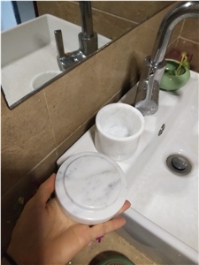 Goldtop Stone OEM/ODM Marble Bath Salt Box