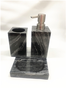 Goldtop Stone OEM/ODM Soap Dish Shower Bottle Sets