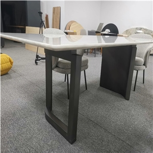 Natural Stone Polished Cary Ice Marble Surface Slab
