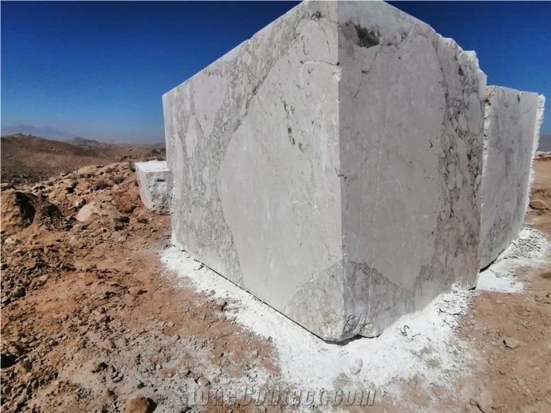 Warm Gray Marble Block