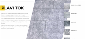 Plavi Tok Marble Tiles