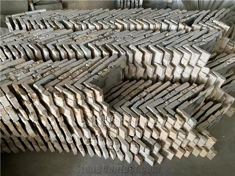 Beige Limestone Wall Cladding Panels