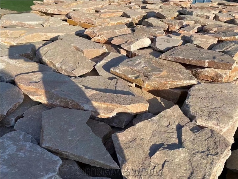 Beige Quartzite Crazy Pavers Flagstone
