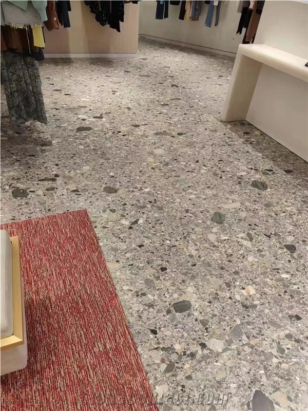 Ceppo Grigio Conglomerate Slab Polished For Floor