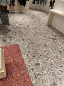Ceppo Grigio Conglomerate Slab Polished For Floor