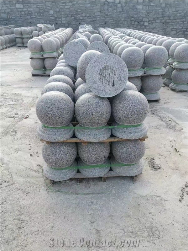 Cheap China Grey Granite Barriers Bollards Barricades