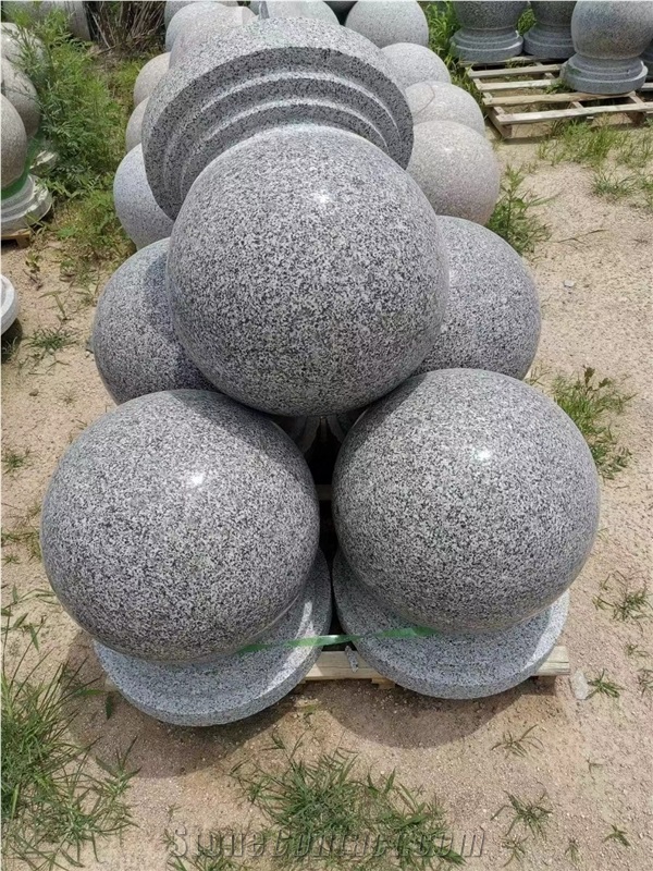 Cheap China Grey Granite Barriers Bollards Barricades