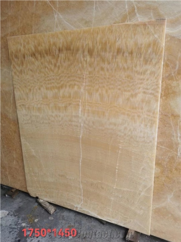 China Honey Onyx  Beige Jade Slab