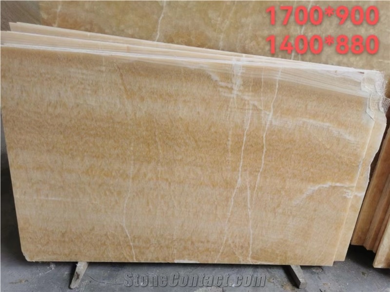 China Honey Onyx  Beige Jade Slab