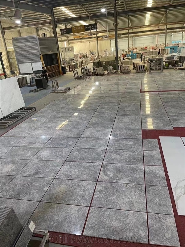 High End Hot  Ice Jade Grey Marble Tile For Floor Wall