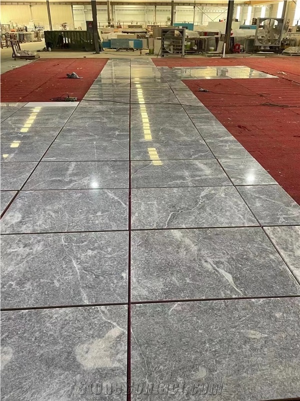 High End Hot  Ice Jade Grey Marble Tile For Floor Wall