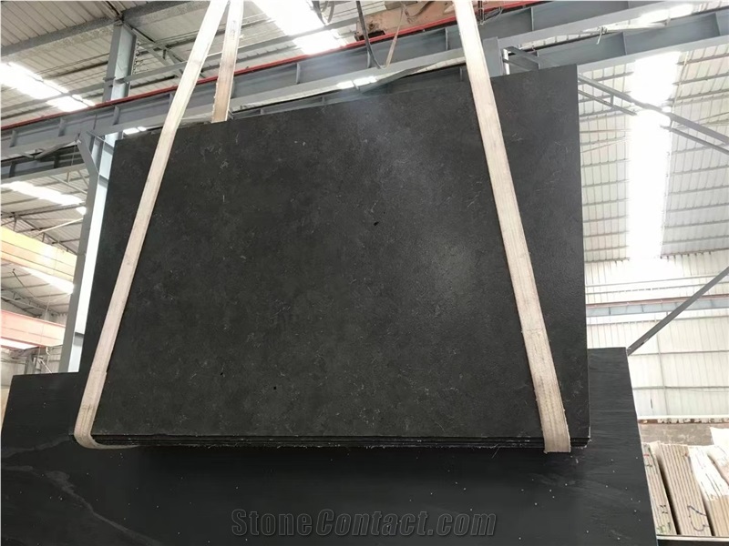 High Quality Cheap China Blue Limestone Leathered