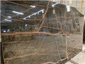 High Quality Rain Forest Green Marble Slab