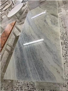 HOT Blue Sky Marble Table Top Cafe Table Tops